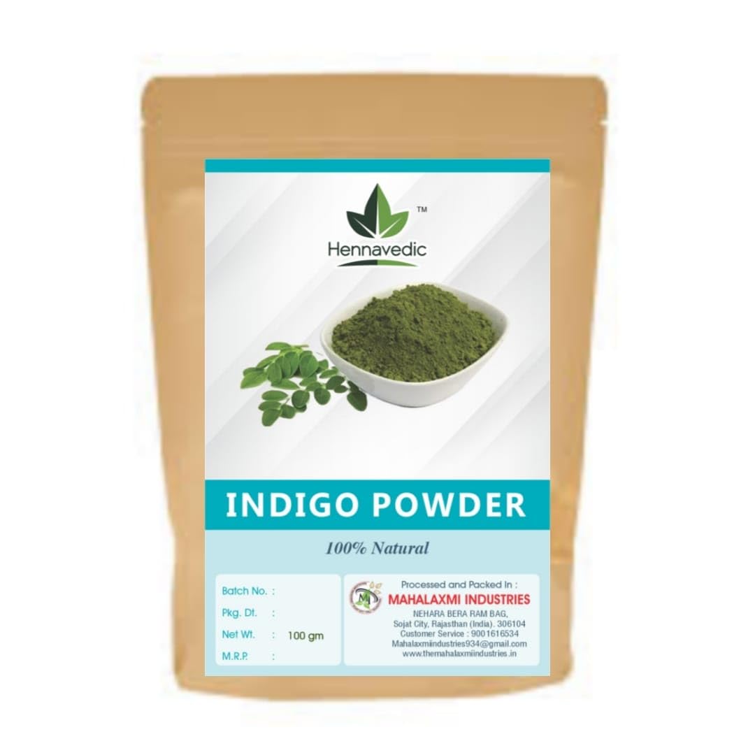 100% Pure Indigo Powder for Hair