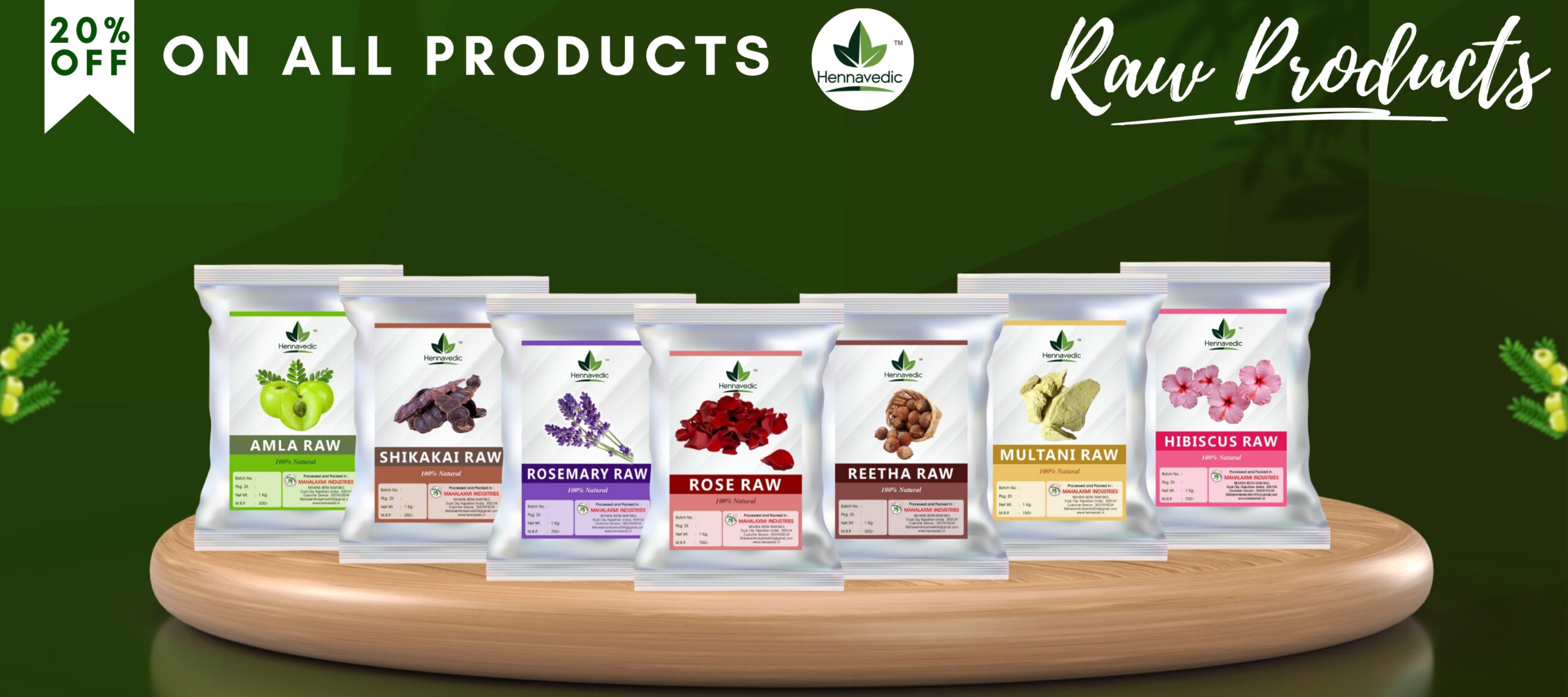 Green White New Year Ayurvedic Products Herbal Hampers Instagram Post (2)