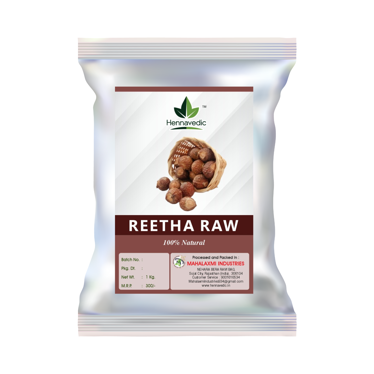Raw Reetha 1kg