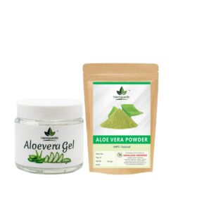 Aloevera Powder + Aloevera Gel