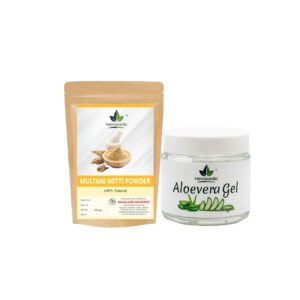 Multani Mitti Powder + Aloevera Gel