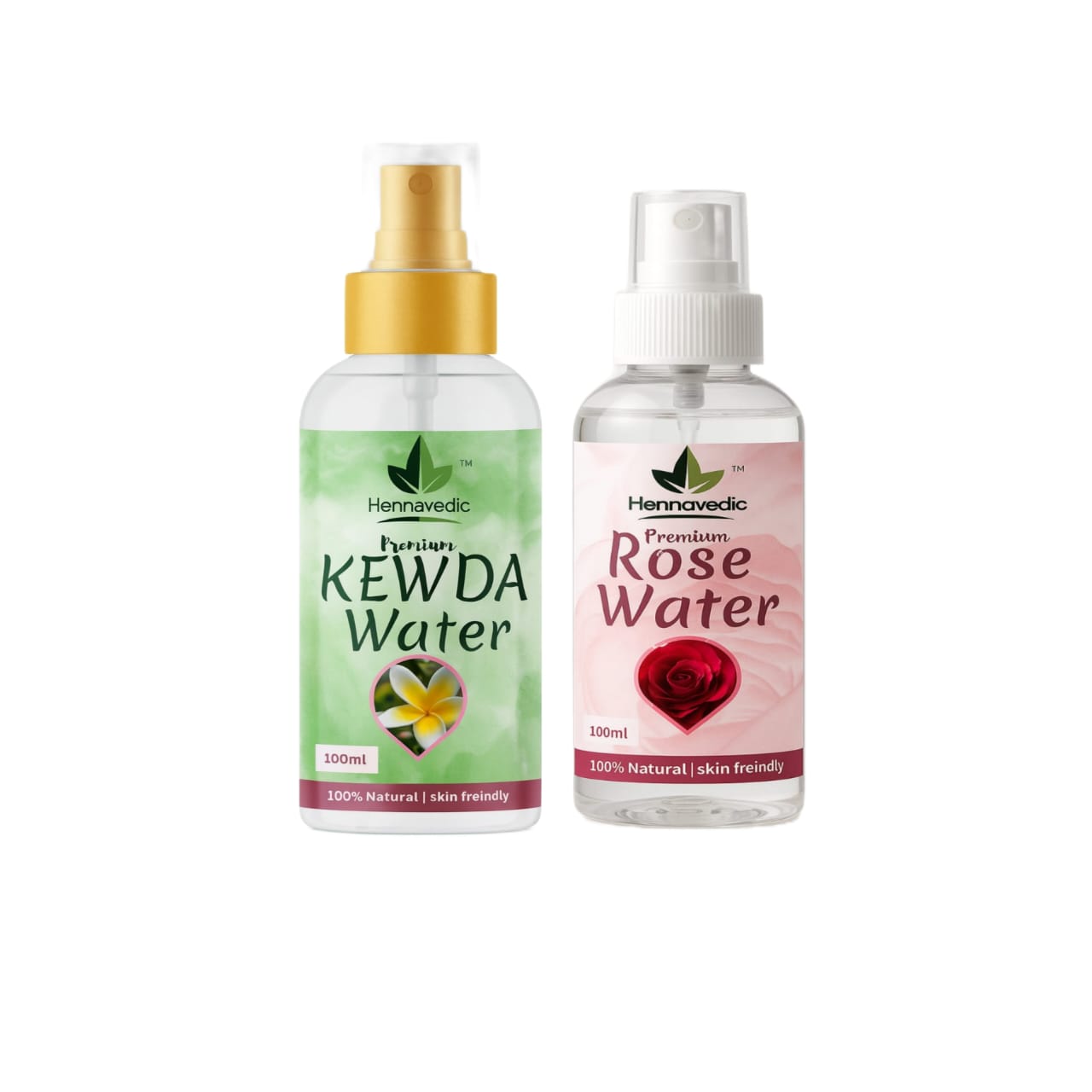 Rose Water + Kewda Water Combo