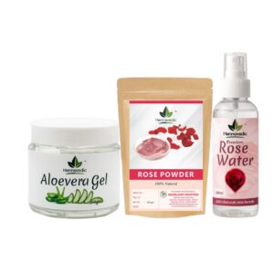 Rose Water + Aloevera Gel + Rose Water Combo