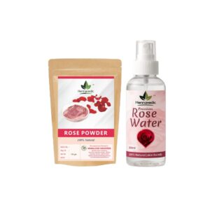 Rose Powder + Rose Water Combo