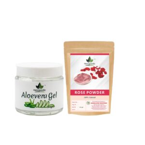 Rose Powder + Aloevera Gel